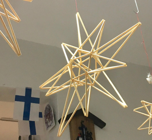 Himmeli olkihimmeli litteä tähti