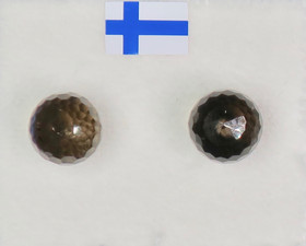 Nappikorvakorut savukvartsi 8mm viistehiottu