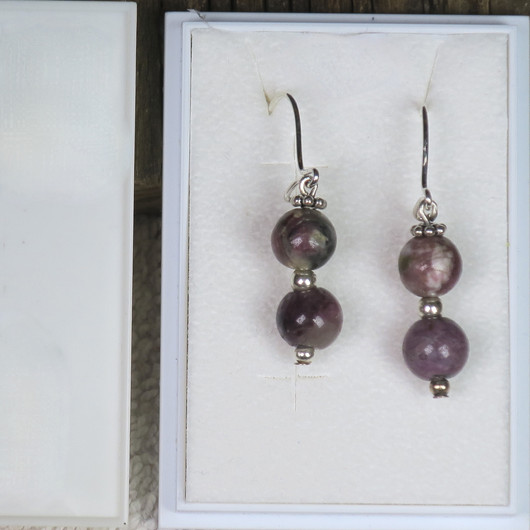 Korvakorut rubelliitti pinkki turmaliini RUB2 