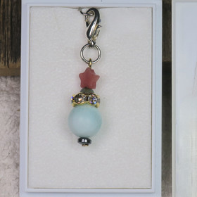 Riipus lukollinen hemimorfiitti kvartsiittitähti zirkonikoristein HE9