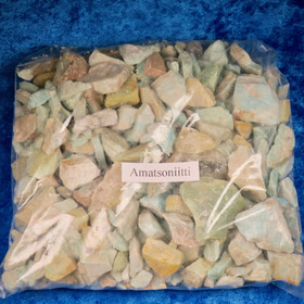 Amatsoniitti raaka, eri kokoisia 500g erä Brasilia