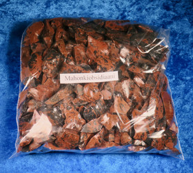 Mahonkiobsidiaani ruskea raaka, eri kokoisia 500g/erä