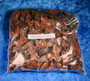 Mahonkiobsidiaani ruskea raaka, eri kokoisia 500g/erä