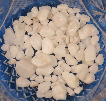 Lumikvartsi S-M-koko rummutettu, ei kiillotettu 500g/erä