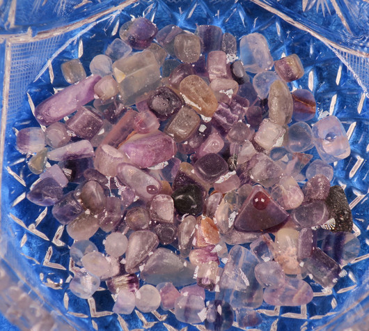 Fluoriitti S-M-koko rummutettu, ei kiillotettu  500g/erä  