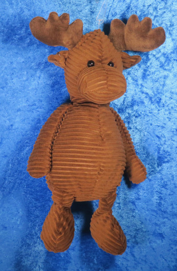 Pehmolelu hirvi suklaanruskeaa vakosamettia. Retro