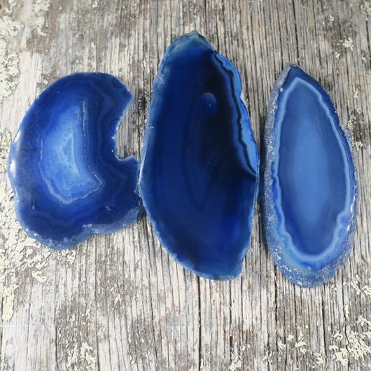 Akaattilevy sininen  45-65mm  S2-4