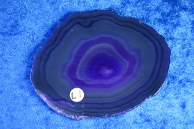 Akaattilevy lila  80x60mm nro L1