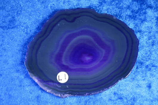 Akaattilevy lila  80x60mm nro L1