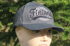 Lippis Finland, tummanharmaa nro f13b