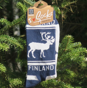 Nilkkasukat Poro, tummansininen/harmaa, koko 41-46 nro f17c