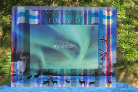 Valokuvakehys revontulet 