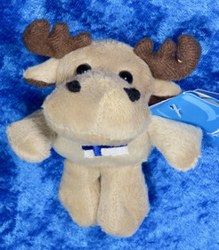 Magneetti-pehmolelu hirvi beige, Suomen lippu