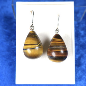 Korvakorut tiikerinsilmä pisara 18mm