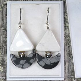 Korvakorut lumihiutaleobsidiaani purjelaiva PUOSU1