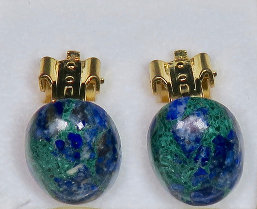 Klipsikorvakorut atsuriittimalakiitti  ovaalit 16x7mm