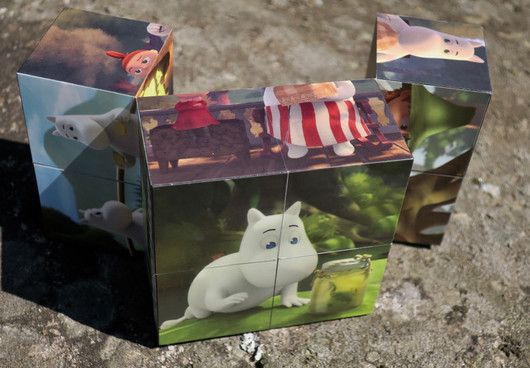 Ihmekuutio Muumit Moomin, kiva leikkikalu lapsille