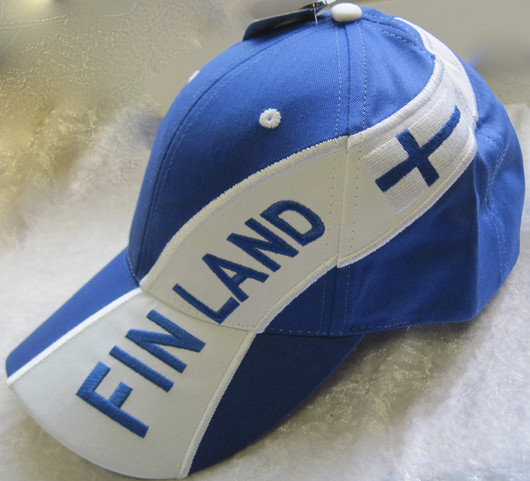 Lippis Finland sinivalkoinen Suomi-lippis