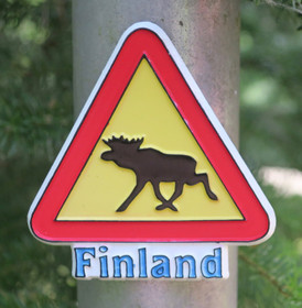 Magneetti hirvivaroitusmerkki 