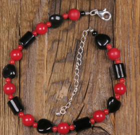 Rannekoru onyksi, helmiäinen ja akaatti Saara4