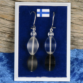 Korvakorut vuorikide ja savukvartsi, kulmikkaat, pitkät Queen7b