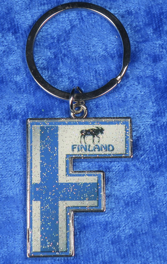 Avaimenperä Finland, hirvi, metallia F