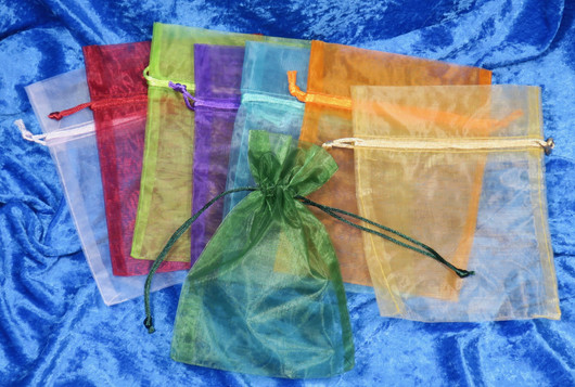 Organzapussi keskikoko 120x170mm, valitse väri