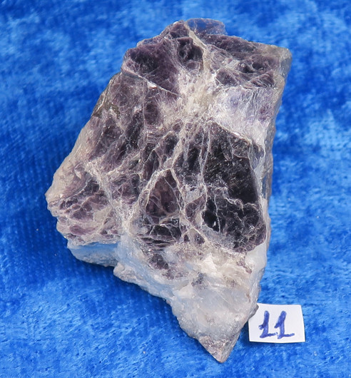 Lepidoliitti liuskeinen kulmikas, albiitti, anortiitti 30g nro11