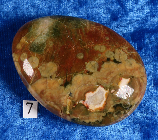  Ryoliitti, Rhyolite taskukivi koko XL nro5-9