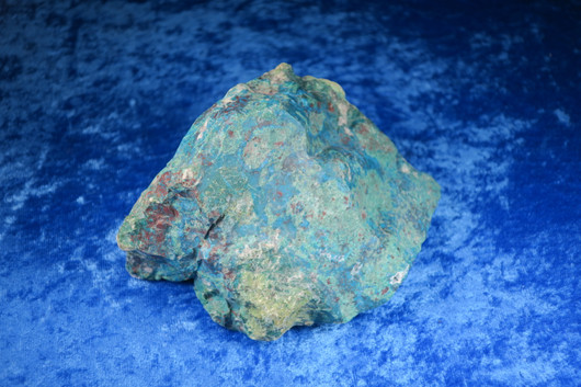 Krysokolla raaka iso 905g 10x9x8cm, Peru, komea yksilö