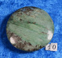 Fuksiitti, Fuchsite vihreä taskukivi 20-30g. numrot 1-10. Valitse.