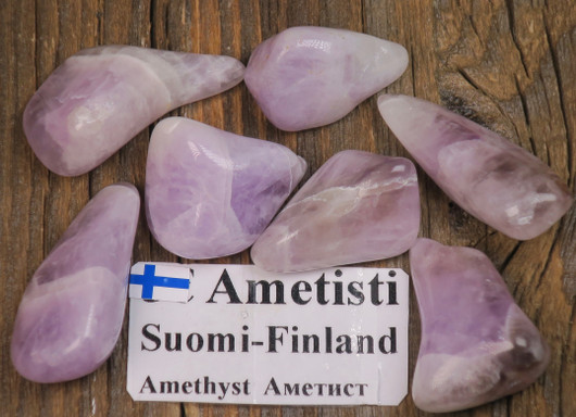Ametisti rumpuhiottu 5-10g Yli-Luosto Suomi