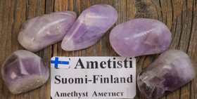 Ametisti rumpuhiottu  10-15g Yli-Luosto Suomi