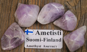 Ametisti rumpuhiottu 15-20g Yli-Luosto Suomi