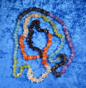 Helmet chakrakivihelmet 90cm pitkät sipsihelmet