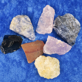 7 Chakran kivet hoitosetti  raaka 11-12g nro c7y2