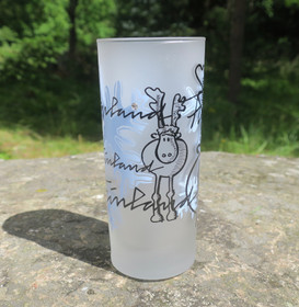 Juomalasi Timantti-poro, huurrettu drinkkilasi