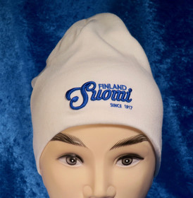 Pipo Suomi Finland, valkoinen, one size 