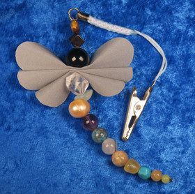 Heijastin KAKSOSET GEMINI onnenkivet perhonen nipsukiinnitys