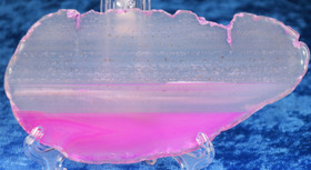 Akaattilevy pinkki 110x55mm nro p1