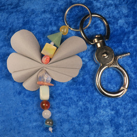 Heijastin avaimenperä RAPU CANCER ravun onnenkiviperhonen jykevä lukko