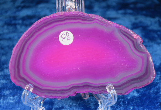 Akaattilevy pinkki 80x45mm nro p8 