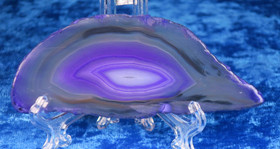 Akaattilevy lila 95x40mm nro L11 