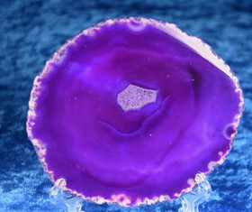 Akaattilevy lila 80x90mm nro L15 