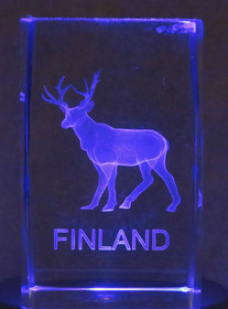 Kristallikuutio 8cm poro, Finland