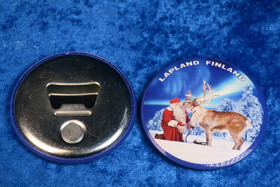 Magneetti pullonavaaja joulupukki ja poro