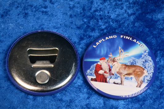 Magneetti pullonavaaja joulupukki ja poro