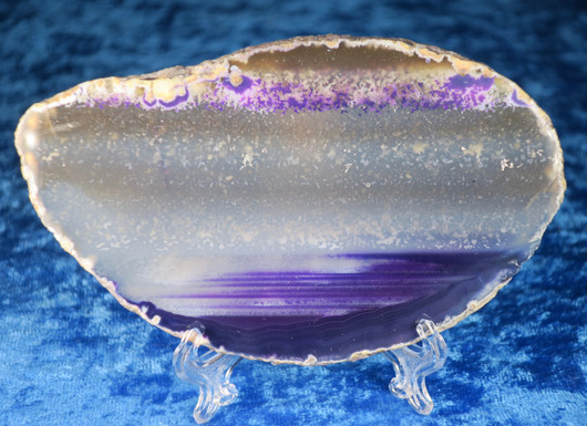 Akaattilevy lila 115x72mm no L56 