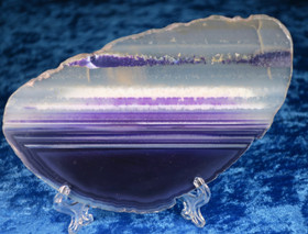 Akaattilevy lila 123x70mm nro L55