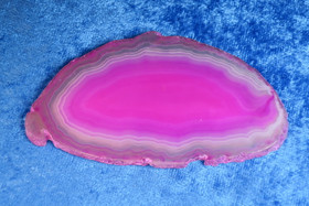 Akaattilevy pinkki 90x50mm nro PO